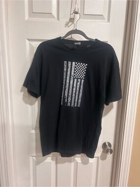 NWT T-shirt Star-Spangled Banner lyrics as the American flag 🇺🇸